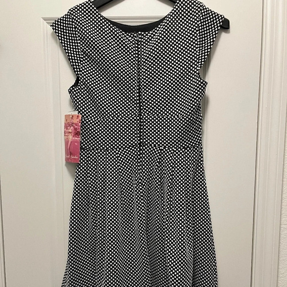 EMERALD Sundae Fit and Flare Dress. Size 5 (Jrs) Black and White - NWT - Picture 5 of 11
